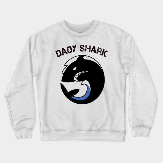 Dady Shark Crewneck Sweatshirt by StoreMoustafa